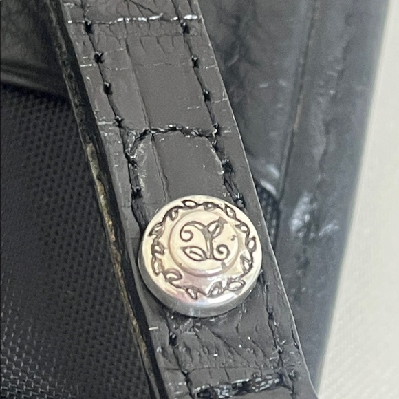 Brighton Black Leather Basket Weave Wallet - Picture 17 of 17